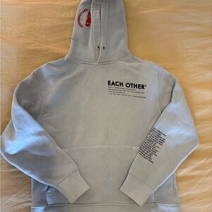Light Blue Hoodie EACH x OTHER PARIS